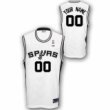 Spurs Reebok Men's NBA Personalized Replica Home Jersey