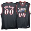 76ers Reebok Men's 05-06 Personalized Replica Road Jersey