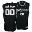 Spurs Reebok Men's NBA Personalized Replica Road Jersey