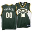 Supersonics Reebok Men's 04-05 Personalized Replica Road Jersey