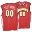 Hawks Reebok Men's Personalized Replica Road Jersey